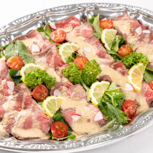 特製ローストビーフの胡麻味噌風味