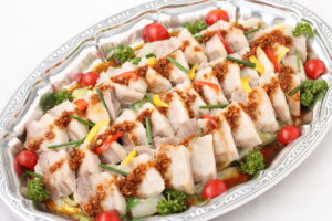 塩漬け豚肉とレタス　特製ソースのイメージ