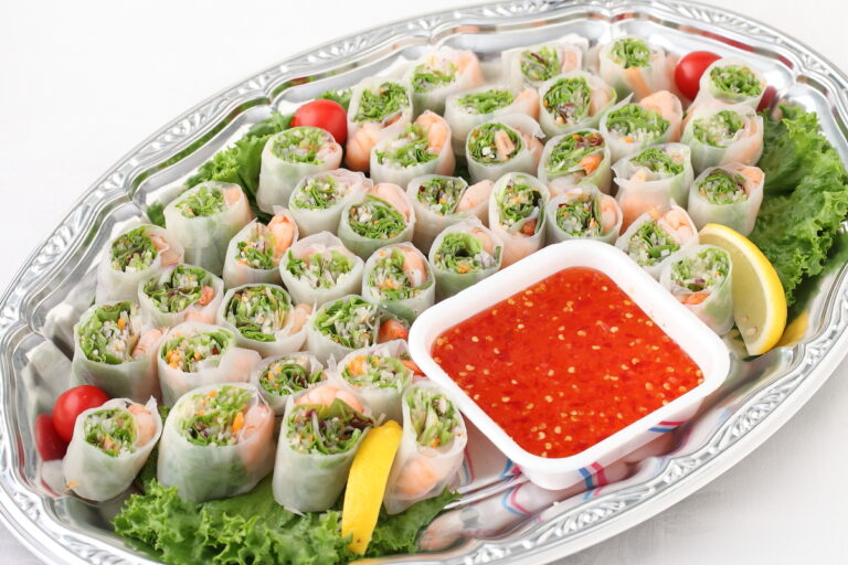 海老と野菜の生春巻き 　スイートチリソースのイメージ