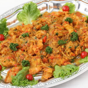 白身魚のタイ風煮込み