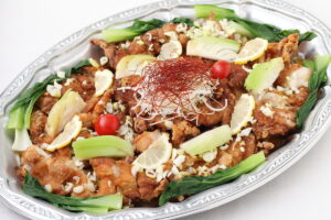 若鶏の唐揚げ　甘酢ソースのイメージ