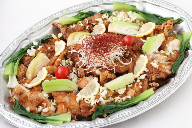 若鶏の唐揚げ　甘酢ソースのイメージ