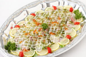 白身魚のカルパッチョ　バジルソースのイメージ