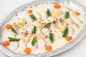 白身魚のポワレ　クリームソースのイメージ