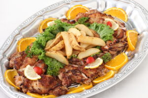 スパイシーBBQチキン　ポテト添えのイメージ